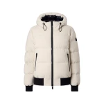 Moose Knuckles Soho Down Bomber in Alabaster | Luxury Shoes 