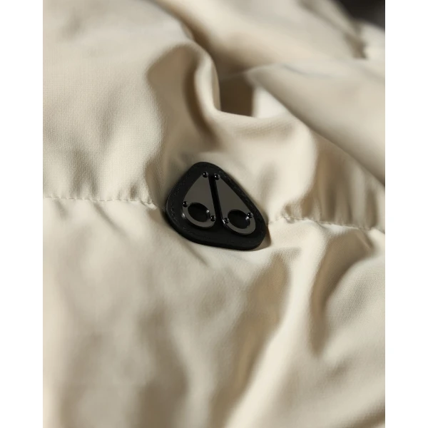 Moose Knuckles Soho Down Bomber in Alabaster | Men Jackets | Luxury Shoes 