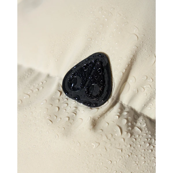 Moose Knuckles Soho Down Bomber in Alabaster | Jackets | Luxury Shoes 