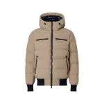 Moose Knuckles Soho Down Bomber in Ashen | Luxury Shoes 