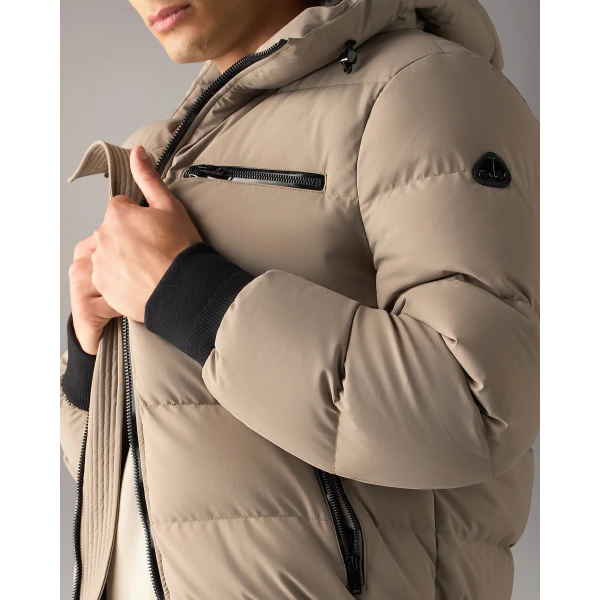 Moose Knuckles Soho Down Bomber in Ashen | Men Jackets | Luxury Shoes 