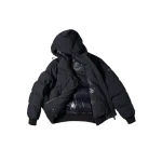 Moose Knuckles Soho Down Bomber in Black | Luxury Shoes 