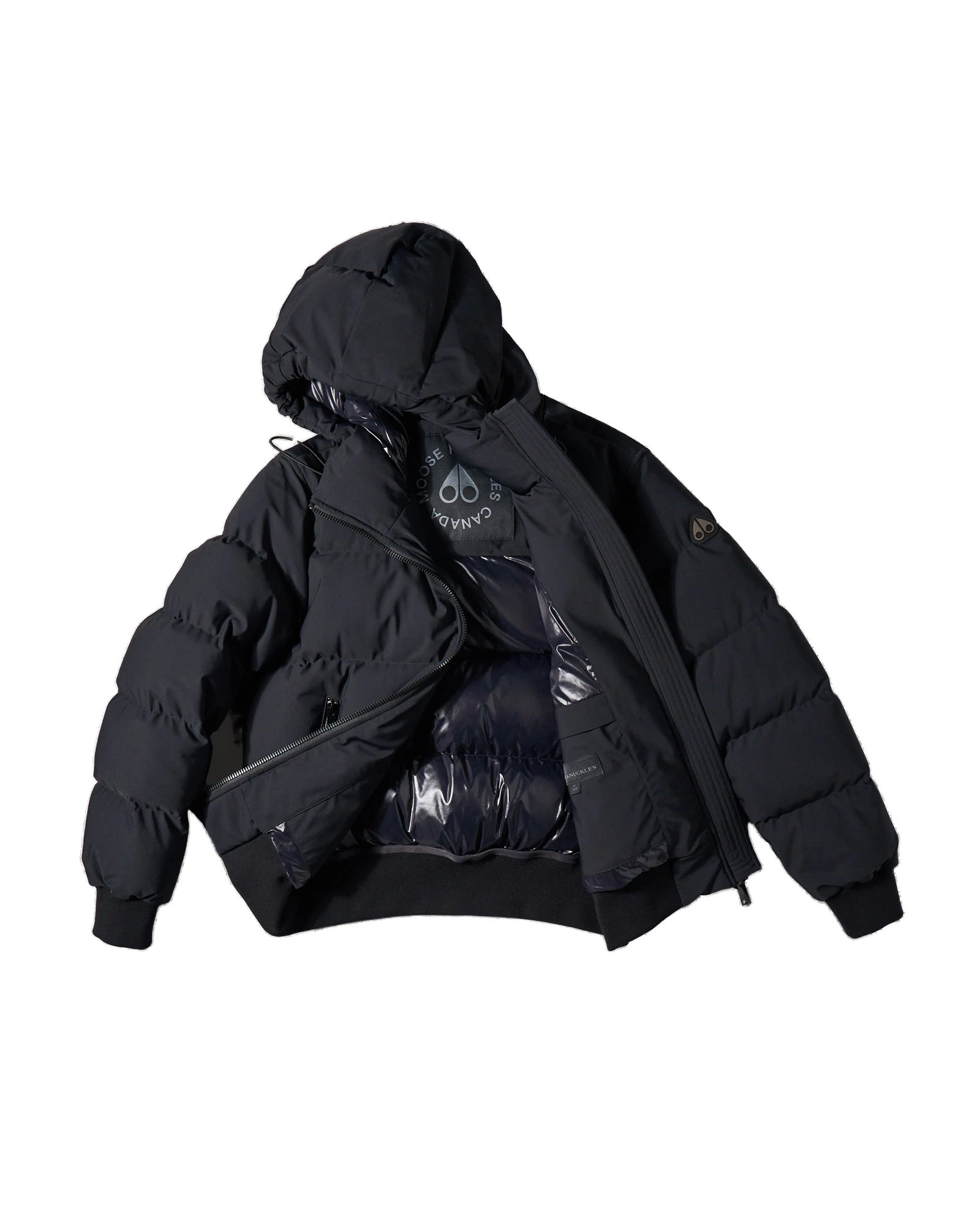 Moose Knuckles Soho Down Bomber in Black Moose Knuckles Soho Down Bomber in Black | Luxury Shoes