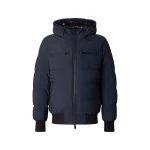 Moose Knuckles Soho Down Bomber in Navy | Luxury Shoes 