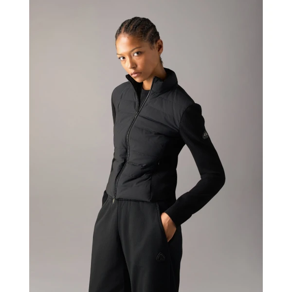 Moose Knuckles Soho Hybrid Down Jacket in Black | Jackets | Luxury Shoes 