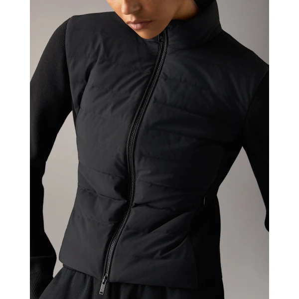 Moose Knuckles Soho Hybrid Down Jacket in Black | Jackets | Luxury Shoes 