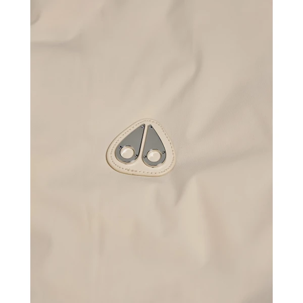 Moose Knuckles Tegan Down Bomber Jacket in Alabaster | Jackets | Luxury Shoes 