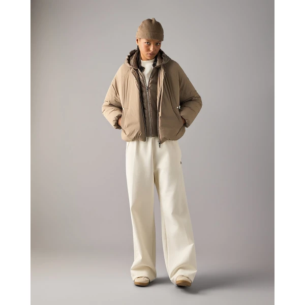 Moose Knuckles Tegan Down Bomber Jacket in Ashen | Jackets | Luxury Shoes 