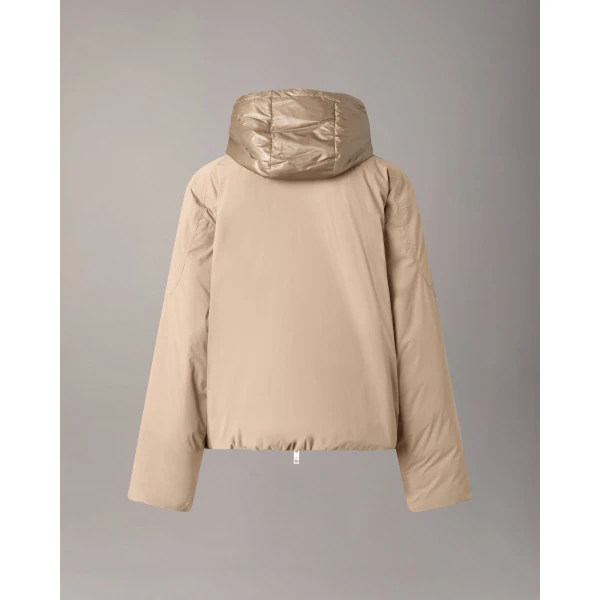 Moose Knuckles Tegan Down Bomber Jacket in Ashen | Jackets | Luxury Shoes 