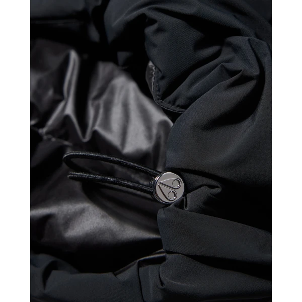 Moose Knuckles Tegan Down Bomber Jacket in Black | Jackets | Luxury Shoes 