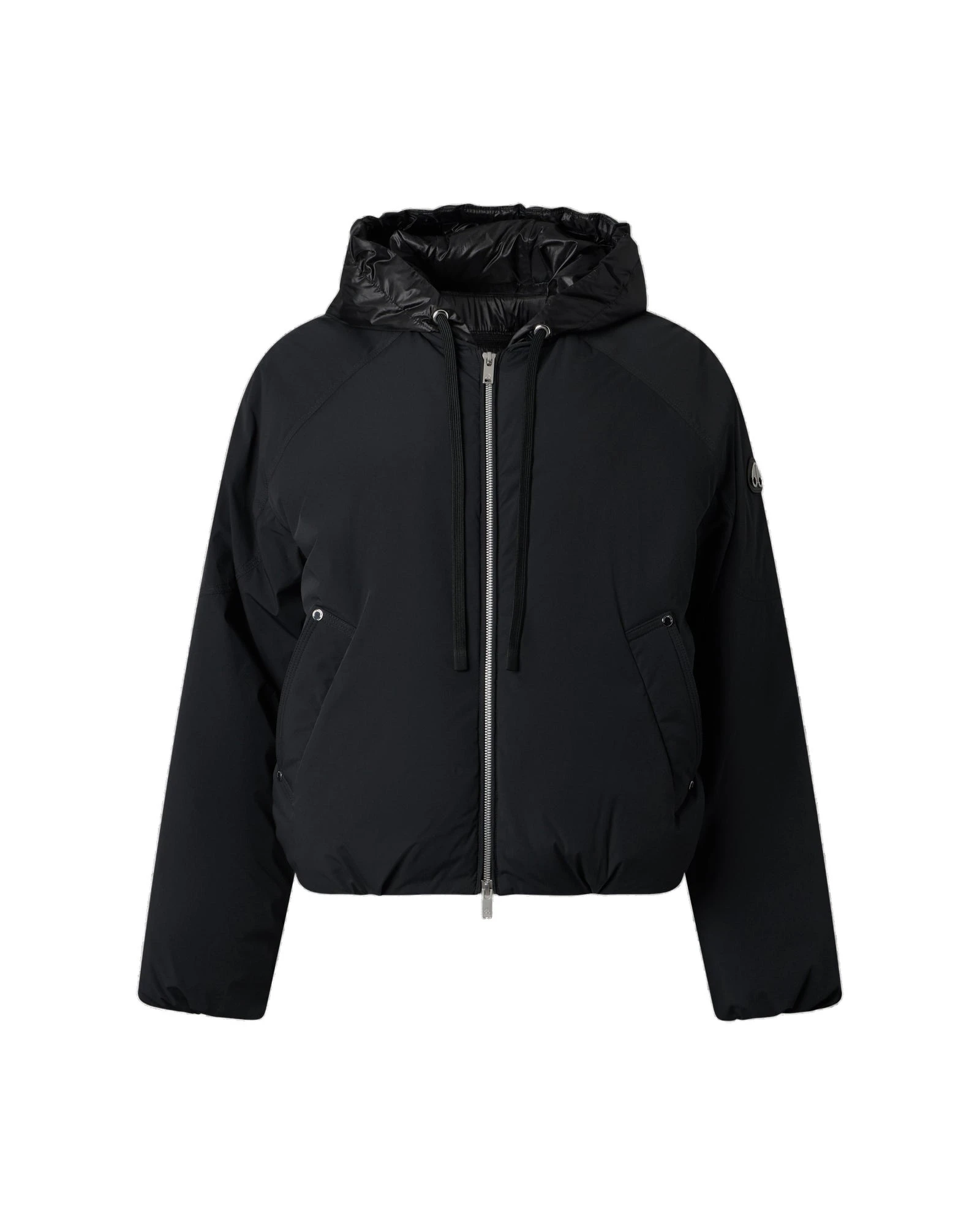Moose Knuckles Tegan Down Bomber Jacket in Black Moose Knuckles Tegan Down Bomber Jacket in Black | Luxury Shoes