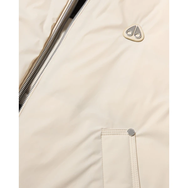 Moose Knuckles Tegan Vest in Alabaster | Vests | Luxury Shoes 
