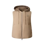 Moose Knuckles Tegan Vest in Ashen | Luxury Shoes 