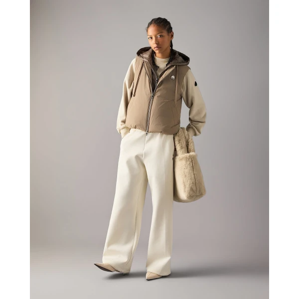 Moose Knuckles Tegan Vest in Ashen | Vests | Luxury Shoes 