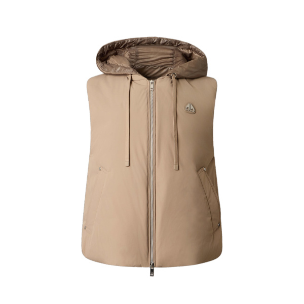 Moose Knuckles Tegan Vest in Ashen | Luxury Shoes 