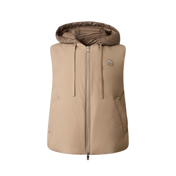 Moose Knuckles Tegan Vest in Ashen | Luxury Shoes 