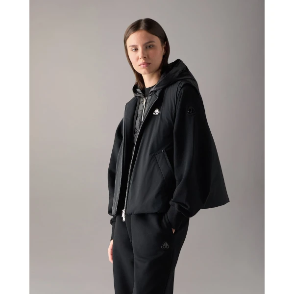 Moose Knuckles Tegan Vest in Black | Vests | Luxury Shoes 