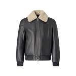 Moose Knuckles Toba Bomber Jacket in Black | Luxury Shoes 