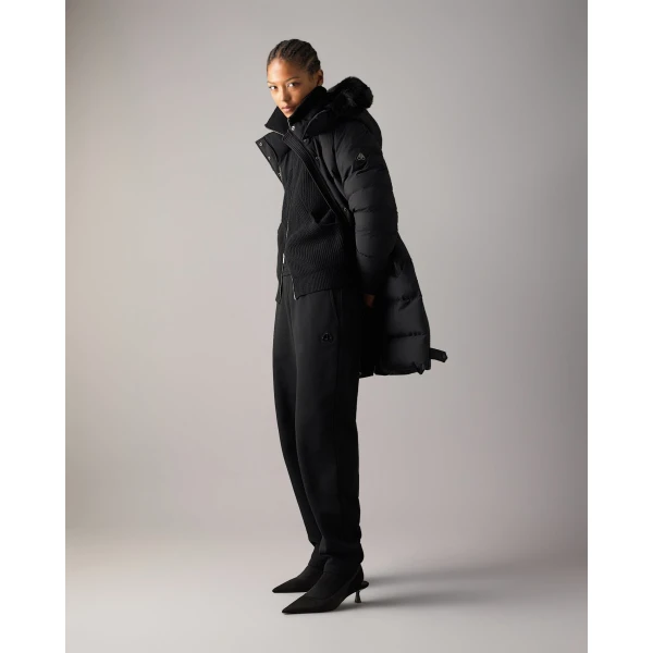 Moose Knuckles Watershed Down Parka in Black | Coats | Luxury Shoes 