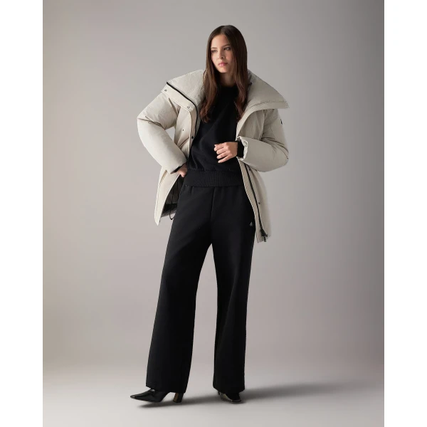 Moose Knuckles West-Ed 3Q Down Jacket in Alabaster | Jackets | Luxury Shoes 