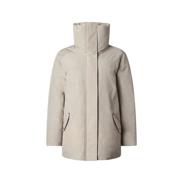 Moose Knuckles West-Ed 3Q Down Jacket in Alabaster | Luxury Shoes 