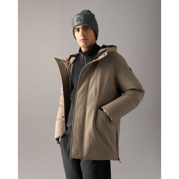 Moose Knuckles West-Ed 3Q Down Jacket in Ashen | Men Jackets | Luxury Shoes 