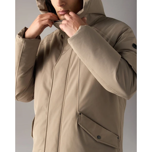 Moose Knuckles West-Ed 3Q Down Jacket in Ashen | Men Jackets | Luxury Shoes 
