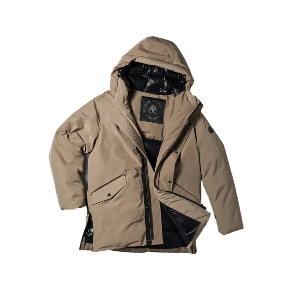 Moose Knuckles West-Ed 3Q Down Jacket in Ashen | Luxury Shoes 