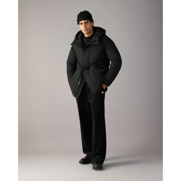Moose Knuckles West-Ed 3Q Down Jacket in Black | Men Jackets | Luxury Shoes 