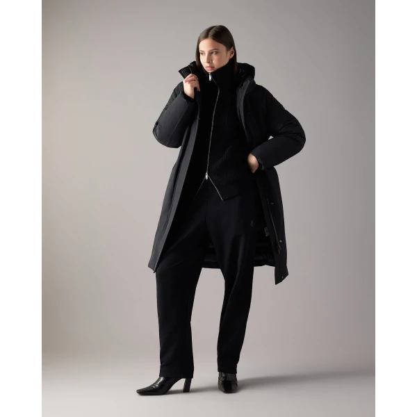 Moose Knuckles West-Ed Down Parka in Black | Coats | Luxury Shoes 