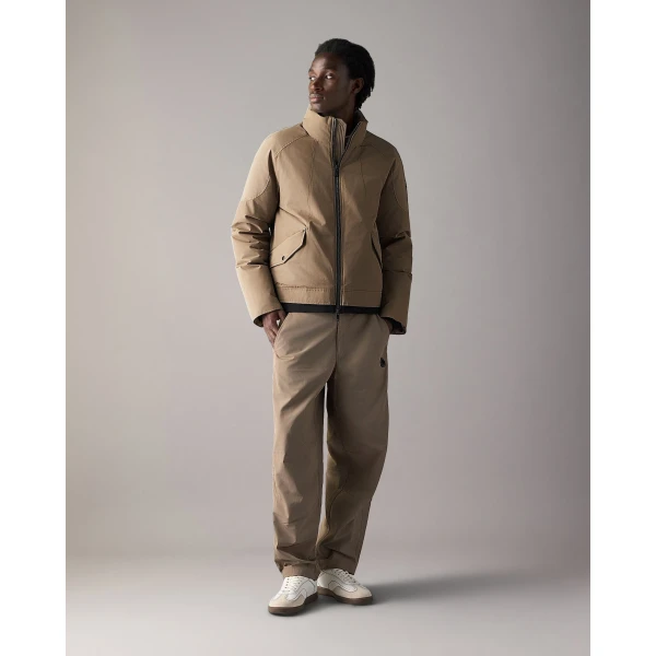 Moose Knuckles West-Ed Down Trucker Jacket in Ashen | Men Jackets | Luxury Shoes 