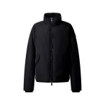Moose Knuckles West-Ed Down Trucker Jacket in Black | Luxury Shoes 