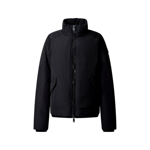 Moose Knuckles West-Ed Down Trucker Jacket in Black | Luxury Shoes 