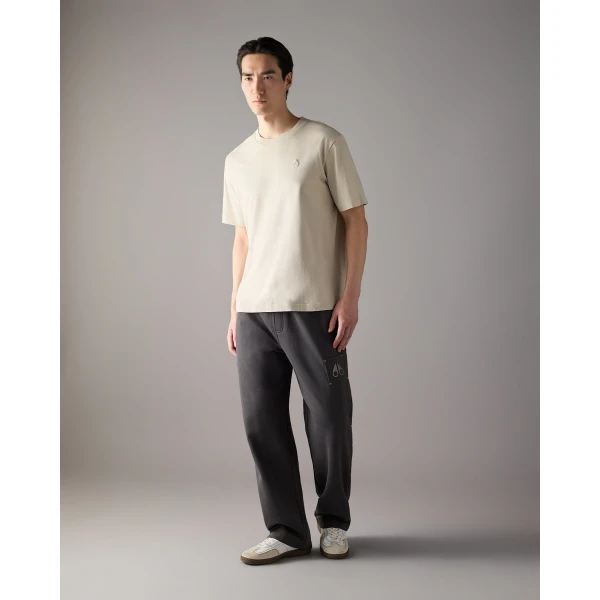 Moose Knuckles YUL Classic T-Shirt in Alabaster | T-shirts & vests | Luxury Shoes 