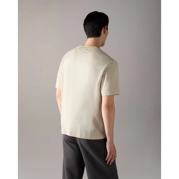 Moose Knuckles YUL Classic T-Shirt in Alabaster | T-shirts & vests | Luxury Shoes 