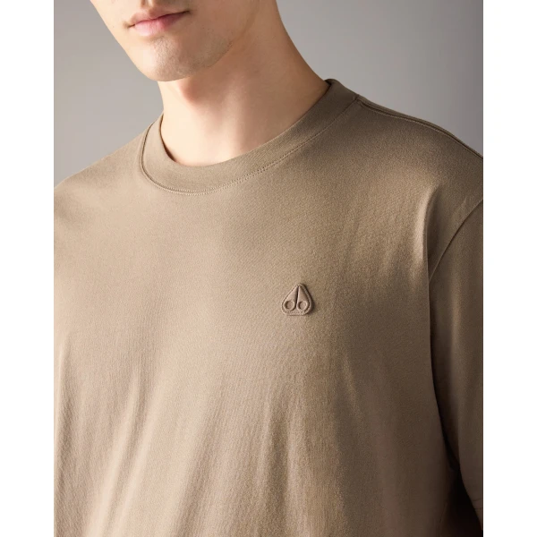 Moose Knuckles YUL Classic T-Shirt in Ashen | T-shirts & vests | Luxury Shoes 