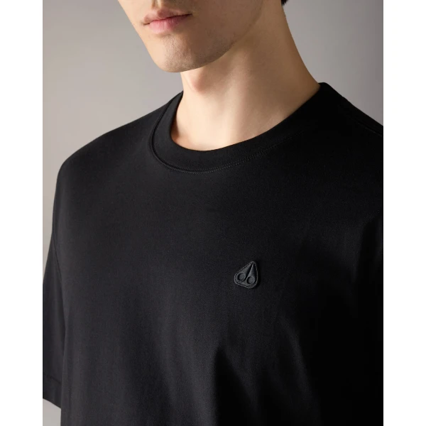 Moose Knuckles YUL Classic T-Shirt in Black | T-shirts & vests | Luxury Shoes 