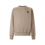 Moose Knuckles YUL Crewneck Sweatshirt in Ashen | Luxury Shoes 