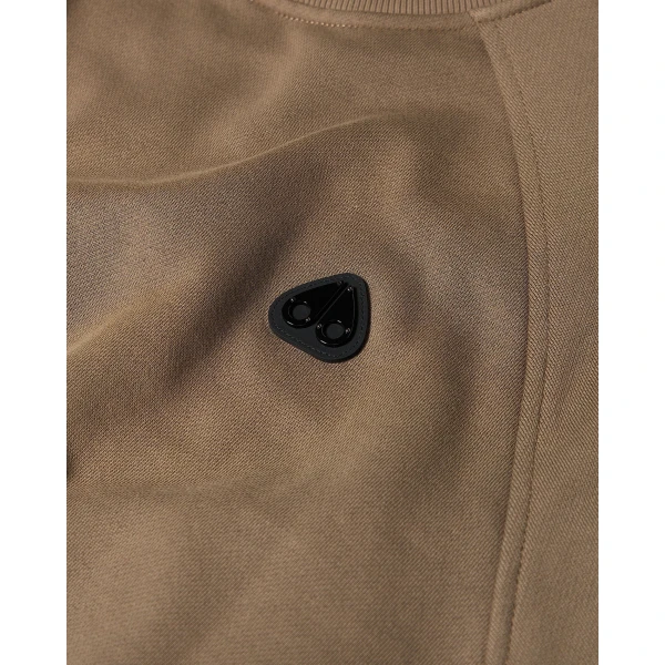 Moose Knuckles YUL Crewneck Sweatshirt in Ashen | Sweatshirts | Luxury Shoes 
