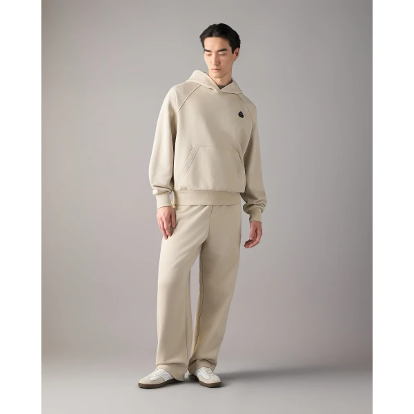Moose Knuckles YUL Hoodie in Alabaster | Sweatshirts | Luxury Shoes 