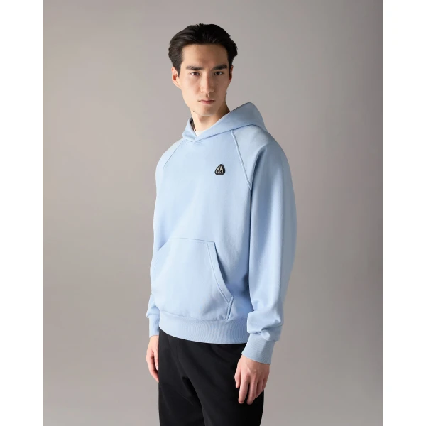 Moose Knuckles YUL Hoodie in Blue Ice | Sweatshirts | Luxury Shoes 