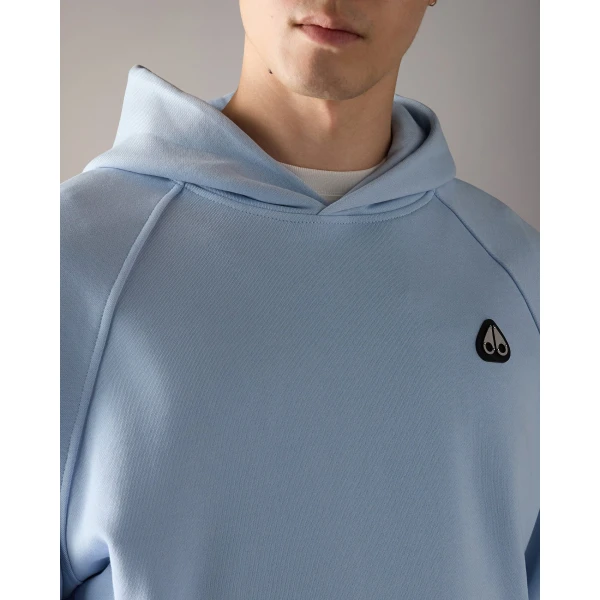 Moose Knuckles YUL Hoodie in Blue Ice | Sweatshirts | Luxury Shoes 