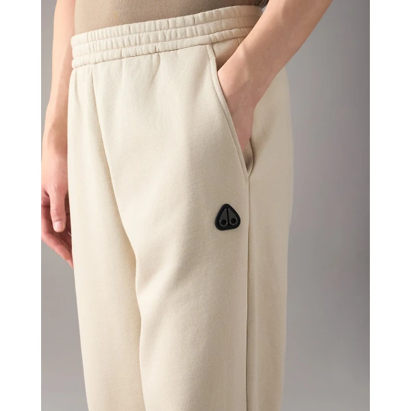Moose Knuckles YUL Joggers in Alabaster | Pants | Luxury Shoes 