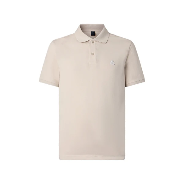 Moose Knuckles YUL Polo in Alabaster | Luxury Shoes 