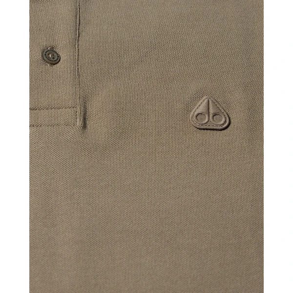 Moose Knuckles YUL Polo in Ashen | T-shirts & vests | Luxury Shoes 