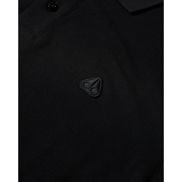 Moose Knuckles YUL Polo in Black | T-shirts & vests | Luxury Shoes 