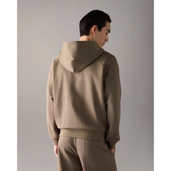 Moose Knuckles YUL Zip-Up Hoodie in Ashen | Sweatshirts | Luxury Shoes 