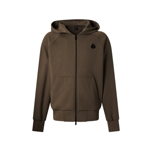YUL Zip-Up Hoodie in Ashen