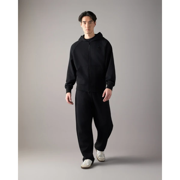 Moose Knuckles YUL Zip-Up Hoodie in Black | Sweatshirts | Luxury Shoes 