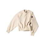 Moose Knuckles YYZ Crewneck Sweatshirt in Alabaster | Luxury Shoes 
